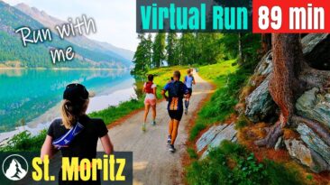 1час 30 минут: виртуальный забег в горах Швейцарии| St. Moritz Alpen Wunderland